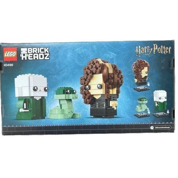 Lego Harry Potter Brick Headz 40496 Voldemort Nagini Bellatrix 344 Pcs New Gift - Picture 1 of 9